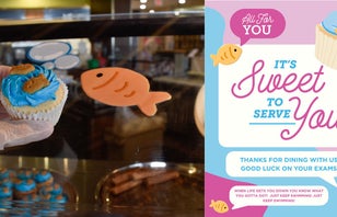 All For You. It's sweet to serve you. Thank you for dining with us.