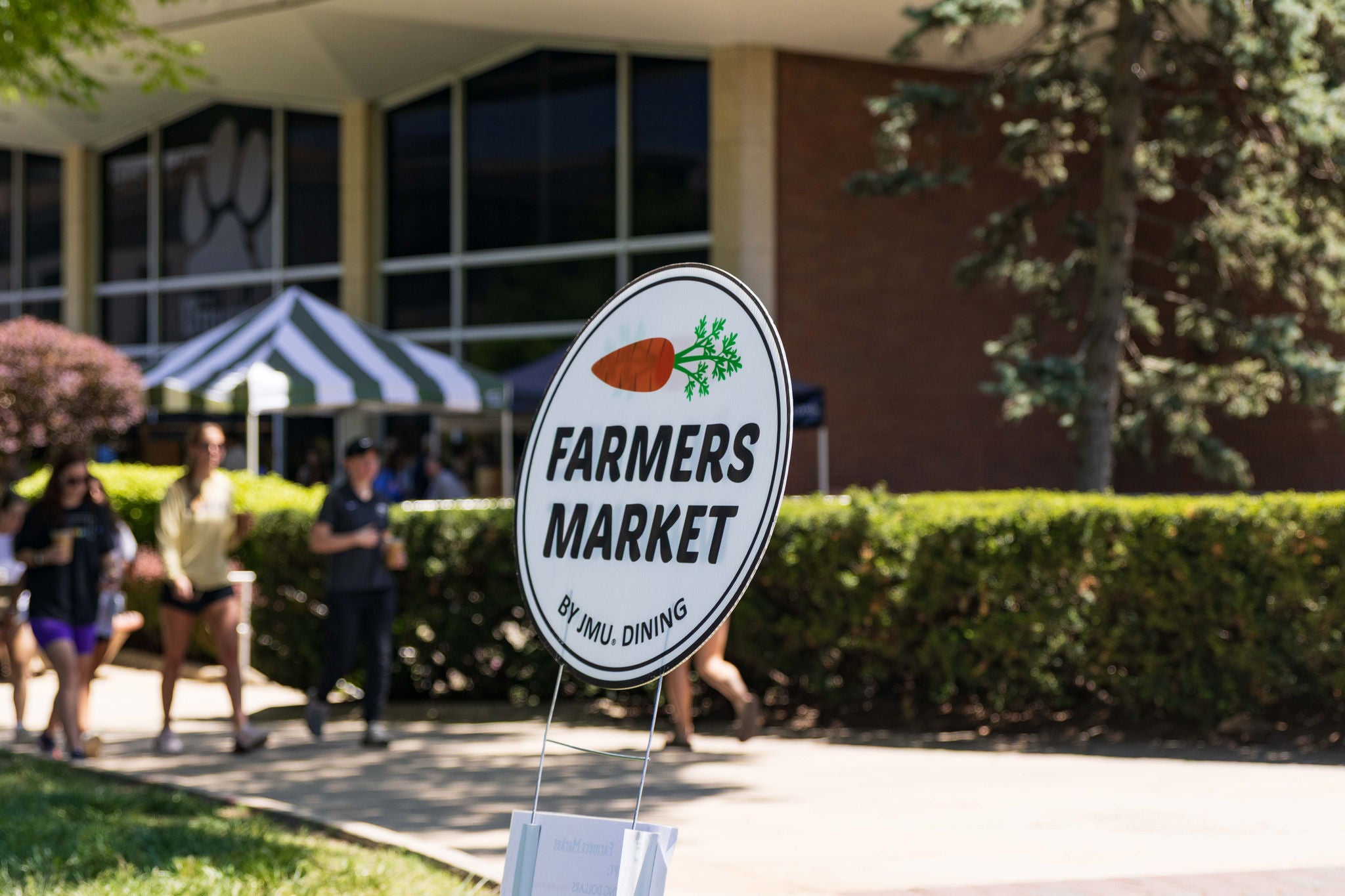 The Farmers Market sign