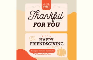 All For You. Thankful for you. Happy Friendsgiving. #ThankfulForYou